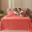 Utopia Bedding Bettwäsche-Set für King-Size-Betten, 4-teilig, gebürstete Mikrofaser, schrumpft und verblasst Nicht, pflegeleicht (Kingsize, Koralle)