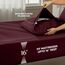 Utopia Bedding Komplettes Bettwäsche-Set, 4-teilig, gebürstete Mikrofaser, schrumpft und verblasst Nicht, pflegeleicht (voll, rot, Burgunderrot)
