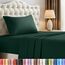 Utopia Bedding Bettwäsche-Set für Doppelbetten – 3-teiliges Bettwäsche-Set – gebürstete Mikrofaser – schrumpffrei und lichtbeständig – pflegeleicht (Doppelbett, Smaragd)