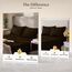 Utopia Bedding Bettwäsche-Set für Kingsize-Bett, 4-teilig, gebürstete Mikrofaser, schrumpft und lichtbeständig, pflegeleicht (Kingsize, Braun)
