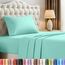 Utopia Bedding Bettlaken Set - Polyester-Microfaser, Spannbettlaken, Bettlaken und Kissenbezüge
