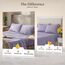 Utopia Bedding Bettwäsche-Set für Doppelbett, 3-teilig, gebürstete Mikrofaser, schrumpft und lichtbeständig, pflegeleicht (Doppelbett, Lavendel)