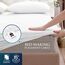 Utopia Bedding Bettwäscheset, gebürstete Mikrofaser, weiche Bettlaken für Queensize-Bett, enthält 1 Bettbezug, 1 Spannbetttuch und 2 Kissenbezüge, tiefer Umschlag, Weiß