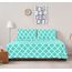 Utopia Bedding 4-teiliges Bettwäsche-Set aus weicher Mikrofaser mit 38,1 cm tiefer Tasche, Pflegeleichte, gebürstete Mikrofaser (Vierpass-Größe, Aqua)