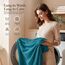 Utopia Bedding Queensize-Bettwäsche-Set, 4-teilig, gebürstete Mikrofaser, schrumpft und verblasst Nicht, pflegeleicht (Queen, Denimblau)