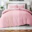 Bare Home Bettbezug-Set für Super-King-Size-Betten – Premium 1800 ultraweiches Bettbezug-Set – leicht – kühlender Bettbezug – Bettbezug mit 2 Kissenbezügen (Super-King-Size-Bett, Hellrosa)