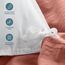 Bare Home Sandwashed Bettbezug und Kissenbezug Set – Doppelgröße – Premium 1800 Ultra weich – leicht – kühlender Bettbezug – Bettbezug mit 2 Kissenbezügen (Doppelbett, sandgewaschene Dusty Rose)