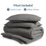 Bare Home Sandgewaschenes Bettbezug-Set für King-Size-Betten – Premium 1800 ultraweich, leicht, kühlend – beinhaltet 1 Bettbezug (225 cm x 220 cm) und 2 Kissenbezüge (50 cm x 75 cm) – Sandgewaschenes