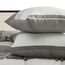 BEDSURE Bettwäsche 155x220 3teilig Bettbezug - Bettwäsche-Sets Grau 155 x 220 cm mit 2 Kissenbezüge 80x80 cm, ÖKO-TEX Wendebettwäsche Bedding Grau Gestreift Muster mit Reißverschluss