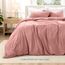 Bare Home Bettbezug-Set für Einzelbett, hochwertiges 1800er-Bettwäsche-Set, leicht, kühlender Bettbezug, Bettbezug mit 1 Kissenbezug (Einzelbett, Sandwash Dusty Rose)