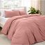 Bare Home Bettbezug-Set für Einzelbett, hochwertiges 1800er-Bettwäsche-Set, leicht, kühlender Bettbezug, Bettbezug mit 1 Kissenbezug (Einzelbett, Sandwash Dusty Rose)