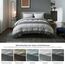 BEDSURE Bettwäsche 200x200 3teilig Bettbezug - Bettwäsche-Sets Grau 200 x 200 cm mit 2 Kissenbezüge 80x80 cm, ÖKO-TEX Wendebettwäsche Bedding Grau Gestreift Muster mit Reißverschluss