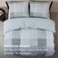 BEDSURE Bettwäsche 135x200 4teilig Bettbezug - Bettwäsche-Sets 135 x 200 cm 2er Set mit 2 Kissenbezüge 80x80cm, ÖKO-TEX Wendebettwäsche Bedding Blau Plaid Kariert Muster mit Reißverschluss