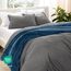 Bare Home Sandgewaschenes Bettbezug-Set für King-Size-Betten – Premium 1800 ultraweich, leicht, kühlend – beinhaltet 1 Bettbezug (225 cm x 220 cm) und 2 Kissenbezüge (50 cm x 75 cm) – Sandgewaschenes