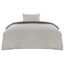 Utopia Bedding Bettwäsche 135x200 Set - Mikrofaser Bettbezug 135x200 cm + 1 Kissenbezug 50x75 cm - Dunkelgrau/Hellgrau