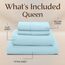Utopia Bedding Bettlaken Set - Polyester-Microfaser, Spannbettlaken, Bettlaken und Kissenbezüge