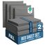 Utopia Bedding Komplettes Bettwäsche-Set, 2er-Pack, ideal für Spas, Hotels und Gästezimmer, gebürstete Mikrofaser, schrumpf- und lichtbeständig, pflegeleicht (grau)