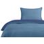 Utopia Bedding Bettwäsche 135x200 Set - Mikrofaser Bettbezug 135x200 cm + 1 Kissenbezug 50x75 cm - Marineblau/Hellblau