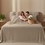 Utopia Bedding, Bettwäscheset für Queen Size Bett, 4-teilig, aus weicher und atmungsaktiver Mikrofaser, inklusive 1 Spannbettlaken, 1 Bettlaken und 2 Kissenbezügen, beige (Sand)