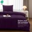 Utopia Bedding Bettwäsche 135x200 Set - Mikrofaser Bettbezug 135x200 cm + 1 Kissenbezug 80x80 cm - Lila