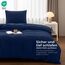 Utopia Bedding Bettwäsche 135x200 Set - Mikrofaser Bettbezug 135x200 cm + 1 Kissenbezug 80x80 cm -Blu Navy