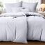 Utopia Bedding Bettwäsche 135x200 4teilig - Mikrofaser 2 Bettbezug 135x200 cm + 2 Kissenbezüge 80x80 cm - Weiß