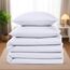 Utopia Bedding Bettwäsche 135x200 4teilig - Mikrofaser 2 Bettbezug 135x200 cm + 2 Kissenbezüge 80x80 cm - Weiß