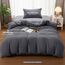Utopia Bedding Bettwäsche 135x200 Set - Mikrofaser Bettbezug 135x200 cm + 1 Kissenbezug 50x75 cm - Grau