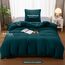 Utopia Bedding Bettwäsche 135x200 Set - Mikrofaser Bettbezug 135x200 cm + 1 Kissenbezug 80x80 cm - Blaugrün