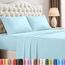Utopia Bedding Bettlaken Set - Polyester-Microfaser, Spannbettlaken, Bettlaken und Kissenbezüge
