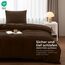 Utopia Bedding Bettwäsche 135x200 Set - Mikrofaser Bettbezug 135x200 cm + 1 Kissenbezug 80x80 cm - Braun