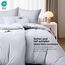 Utopia Bedding Bettwäsche 135x200 4teilig - Mikrofaser 2 Bettbezug 135x200 cm + 2 Kissenbezüge 80x80 cm - Weiß