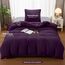 Utopia Bedding Bettwäsche 135x200 Set - Mikrofaser Bettbezug 135x200 cm + 1 Kissenbezug 80x80 cm - Lila