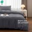 Utopia Bedding Bettwäsche 135x200 Set - Mikrofaser Bettbezug 135x200 cm + 1 Kissenbezug 50x75 cm - Grau