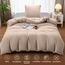 Utopia Bedding Bettwäsche 135x200 Set - Mikrofaser Bettbezug 135x200 cm + 1 Kissenbezug 80x80 cm - Beige