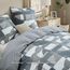 BEDSURE Bettwäsche 220x240 3teilig Bettbezug - Bettwäsche-Sets 220 x 240 cm mit 2 Kissenbezüge 80x80 cm, ÖKO-TEX Wendebettwäsche Bedding Grau Geometrie Muster für Doppelbett mit Reißverschluss
