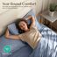 Utopia Bedding Queensize-Bettlaken-Set, 4-teiliges Bettlaken für Queen-Size-Bett, weiche und atmungsaktive Mikrofaser, enthält 1 Spannbetttuch, 1 Bettlaken und 2 Kissenbezüge (Heather Navy)