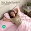 Utopia Bedding Bettwäsche-Set für Kingsize-Bett, 4-teilige Bettwäsche, Gebürstete Mikrofaser, Schrumpf- und lichtbeständig, Pflegeleicht (Kristallrosa)