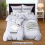 Utopia Bedding Bettwäsche 135x200 4teilig - Mikrofaser 2 Bettbezug 135x200 cm + 2 Kissenbezüge 80x80 cm - Weiß