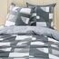 BEDSURE Bettwäsche 200x220 3teilig Bettbezug - Bettwäsche-Sets 200 x 220 cm mit 2 Kissenbezüge 80x80 cm, ÖKO-TEX Wendebettwäsche Bedding Grau Geometrie Muster für Doppelbett mit Reißverschluss