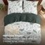BEDSURE Bettwäsche 200x200 3teilig Bettbezug - Bettwäsche-Sets 200 x 200 cm mit 2 Kissenbezüge 80x80 cm, ÖKO-TEX Wendebettwäsche Bedding Muster Grün Blumen Pflanzen für Doppelbett mit Reißverschluss