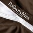 Utopia Bedding Bettwäsche 135x200 Set - Mikrofaser Bettbezug 135x200 cm + 1 Kissenbezug 80x80 cm - Braun
