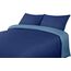 Utopia Bedding Bettwäsche 200x200 Set - Mikrofaser Bettbezug 200x200 cm + 2 Kissenbezüge 50x75 cm - Marineblau/Hellblau