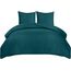 Utopia Bedding Bettwäsche 220x240 Set - Mikrofaser Bettbezug 240x220 cm + 2 Kissenbezüge 65x65 cm - Blaugrün