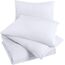 Utopia Bedding Bettwäsche Set - Mikrofaser Bettbezug 230x220 cm + 2 Kissenbezüge 50x75 cm - Weiß