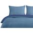 Utopia Bedding Bettwäsche 200x200 Set - Mikrofaser Bettbezug 200x200 cm + 2 Kissenbezüge 50x75 cm - Marineblau/Hellblau