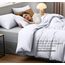 Utopia Bedding Bettwäsche 200x200 Set - Mikrofaser Bettbezug 200x200 cm + 2 Kissenbezüge 50x75 cm - Weiß