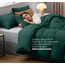 Utopia Bedding Bettwäsche 200x200 Set - Mikrofaser Bettbezug 200x200 cm + 2 Kissenbezüge 50x75 cm - Smaragd