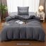 Utopia Bedding Bettwäsche 140x200 Set - Mikrofaser Bettbezug 140x200 cm + 1 Kissenbezug 65x65 cm - Grau