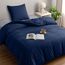 Utopia Bedding Bettwäsche 140x200 Set - Mikrofaser Bettbezug 140x200 cm + 1 Kissenbezug 65x65 cm - Marineblau